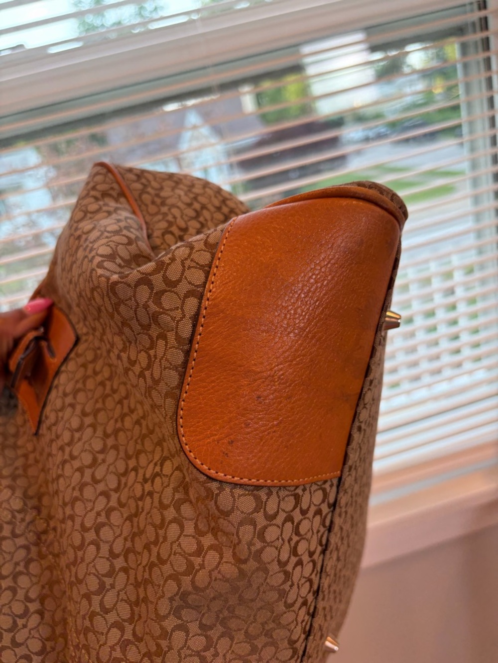 RARE Coach Signature Transatlantic Weekender Duffle Bag - Picture 11 of 16